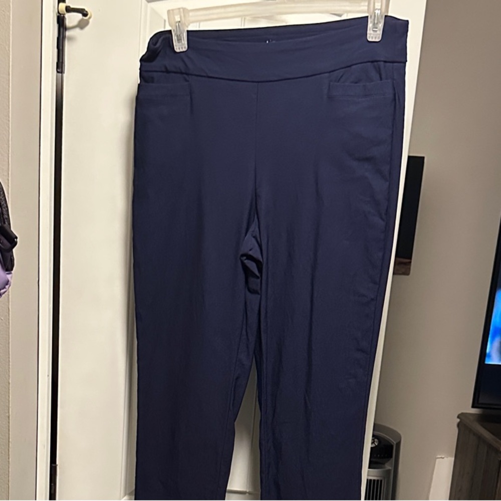 Kim Rogers Dark Blue Tummy Control Leggings
